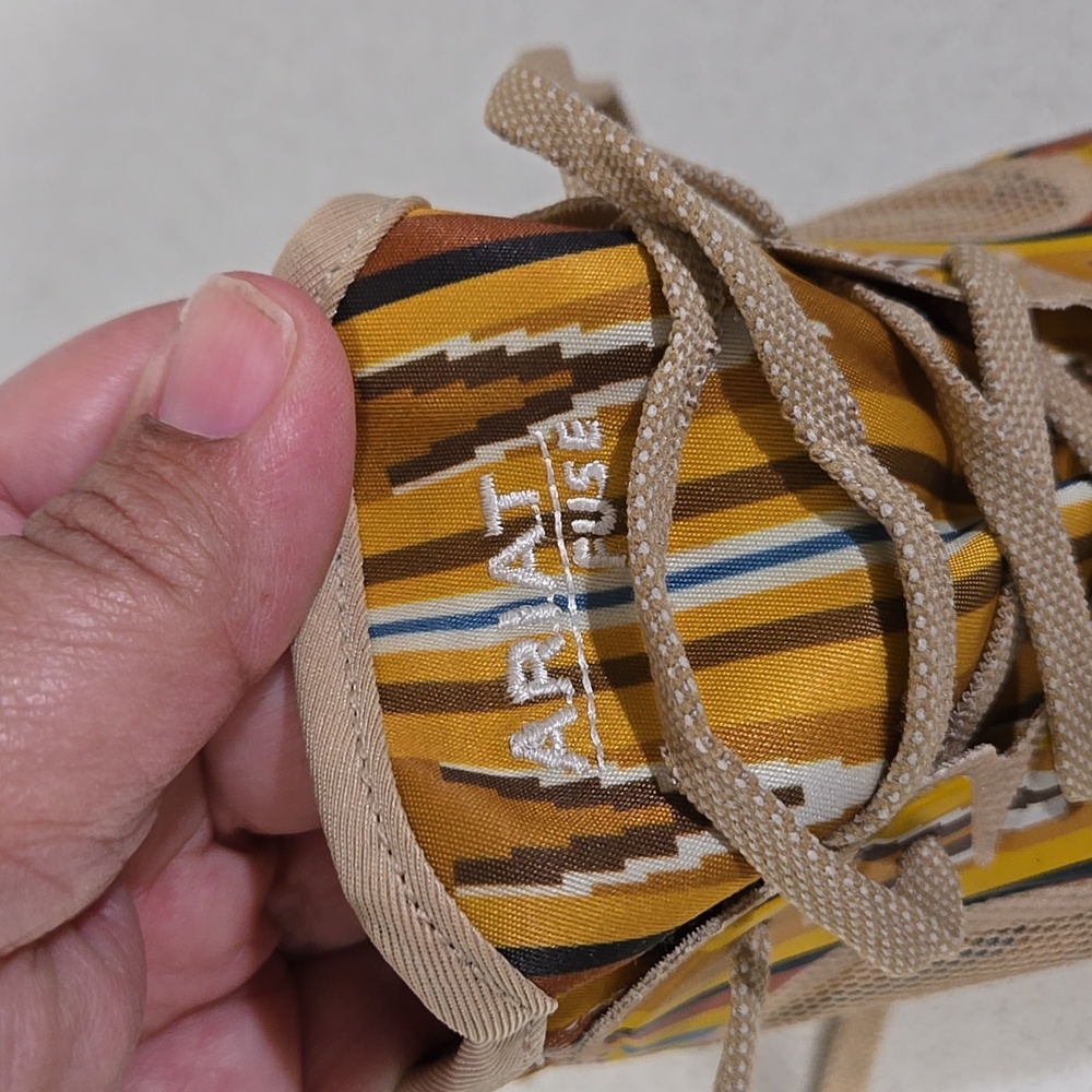Ariat Fuse Navajo Mustard Sneakers - Picture 6 of 8